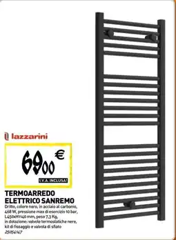 Tecnomat Lazzarini elettrico sanremo offerta