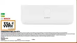 Tecnomat Bosch condizionatore 9000 BTU offerta