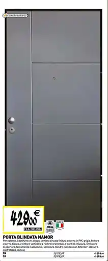 Tecnomat Porta blindata namor offerta