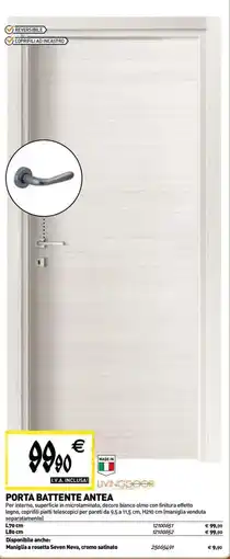 Tecnomat Livingdoor porta battente antea offerta