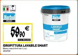 Tecnomat Herbol idropittura lavabile smart offerta