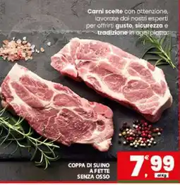 Eurospar COPPA DI SUINO A FETTE SENZA OSSO offerta