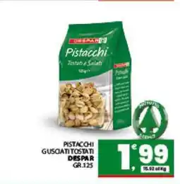 Eurospar PISTACCHI GUSCIATI TOSTATI DESPAR offerta