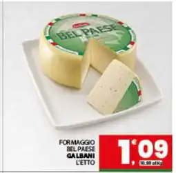 Eurospar Formaggio Bel Paese Galbani offerta
