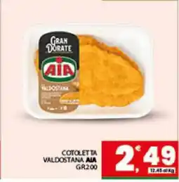 Eurospar Cotoletta Valdostana Aia offerta