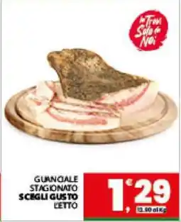 Eurospar Guanciale stagionato offerta