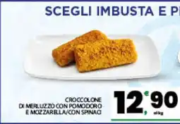 Eurospar CROCCOLONE DI MERLUZZO CON POMODORO E MOZZARELLA/CON SPINACI offerta