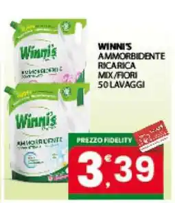 Eurospar WINNI'S AMMORBIDENTE RICARICA MIX/FIORI 50 LAVAGGI offerta