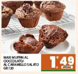 Eurospar MAXI MUFFIN AL CIOCCOLATO/AL CARAMELLO SALATO offerta
