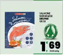 Eurospar SALMONE NORVEGESE DES PAR GR.50 offerta