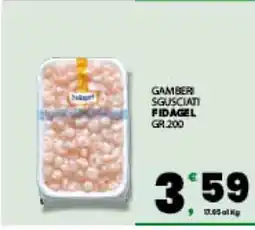 Eurospar GAMBERI SGUSCIATI FIDAGEL offerta