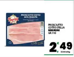 Eurospar PROSCIUTTO COTTO STELLA offerta