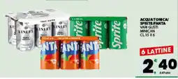 Eurospar ACQUATONICA/SPRITE/FANTA offerta