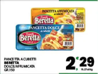 Eurospar Pancetta a cubetti offerta