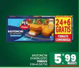 Eurospar BASTONCINI DI MERLUZZO offerta