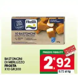 Eurospar BASTONCINI DI MERLUZZO FROSTA offerta