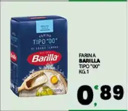Eurospar FARINA BARILLA tipo '00' offerta