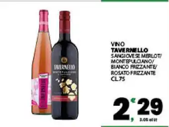Eurospar Vino Tavernello offerta