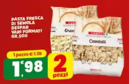 Eurospar PASTA FRESCA DI SEMOLA DESPAR offerta