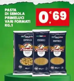 Eurospar PASTA DI SEMOLA PRIMELUCI offerta