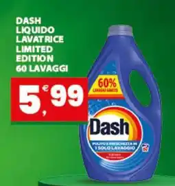 Eurospar DASH LIQUIDO LAVATRICE LIMITED EDITION 60 LAVAGGI offerta