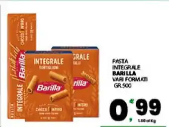Eurospar PASTA INTEGRALE BARILLA offerta
