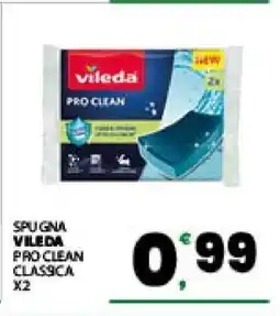 Eurospar SPUGNA VILEDA PRO CLEAN CLASSICA X2 offerta