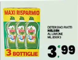 Eurospar Detersivo Piatti Nelsen offerta