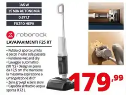 Comet roborock LAVAPAVIMENTI F25 RT offerta