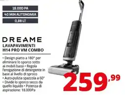 Comet DREAME LAVAPAVIMENTI H14 PRO VM COMBO offerta