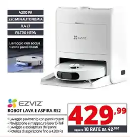 Comet EZVIZ ROBOT LAVA E ASPIRA RS2 offerta