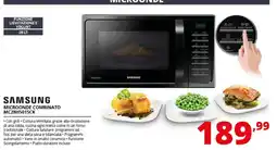 Comet SAMSUNG MICROONDE COMBINATO MC28H5015CK offerta