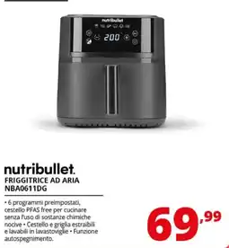 Comet nutribullet. FRIGGITRICE AD ARIA NBA0611DG offerta