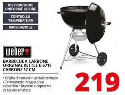 Comet weber BARBECUE A CARBONE ORIGINAL KETTLE E-5710 offerta