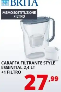 Comet BRITA CARAFFA FILTRANTE STYLE ESSENTIAL offerta