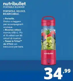 Comet nutribullet PORTABLE BLENDER offerta