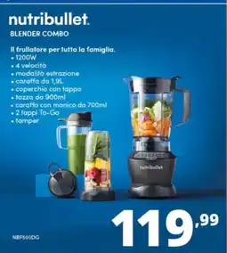 Comet nutribullet BLENDER COMBO offerta