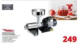 Comet Reber SpremiPomodoro Elettrico N3/9008N offerta