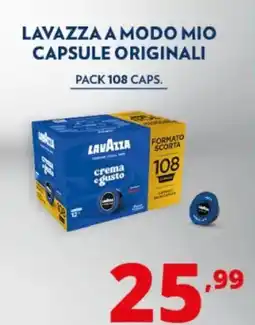 Comet Lavazza a modo mio capsule originali offerta