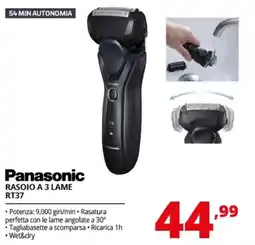 Comet Panasonic RASOIO A 3 LAME RT37 offerta