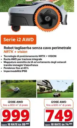 Comet Navimow i208E AWD offerta