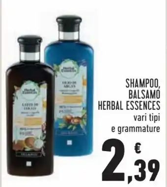 Conad Herbal Essences Shampoo,Balsamo vari tipi offerta