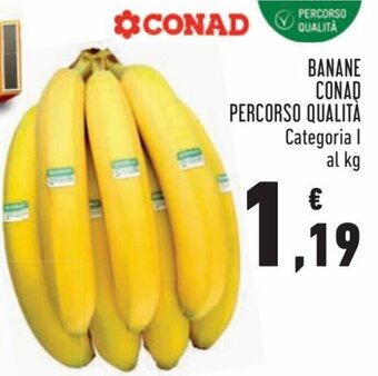 Conad Banane Conad Percorso Qualità offerta