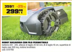 OBI Robot rasaerba con filo perimetrale offerta