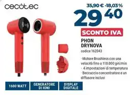 Trony Cecotec phon drynova offerta