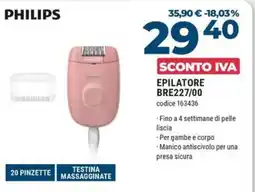 Trony Philips epilatore BRE227/00 offerta