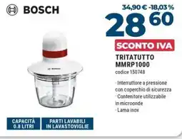 Trony Bosch tritatutto MMRP1000 offerta