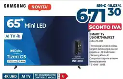 Trony Samsung smart tv UE65M70HAUXZT offerta