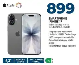 Trony Apple smartphone iphone 17 offerta
