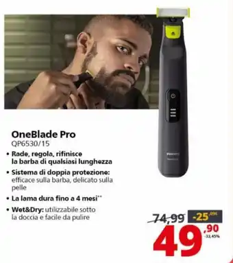 Comet Philips OneBlade Pro offerta
